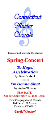 Brubeck and Thomas Concert Brochure